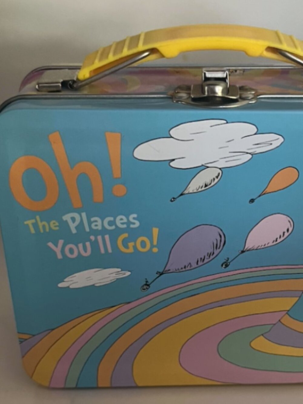 Dr. Seuss Metal Lunch Box~OH THE PLACES YOU'LL GO!